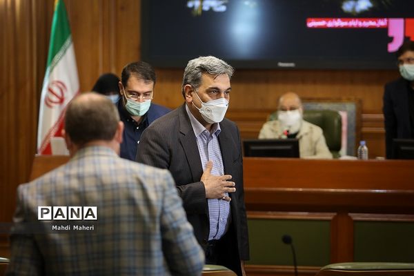 تودیع پیروز حناچی شهردار سابق تهران