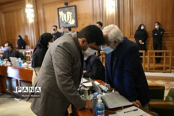 تودیع پیروز حناچی شهردار سابق تهران