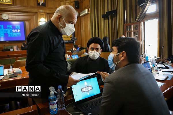 تودیع پیروز حناچی شهردار سابق تهران