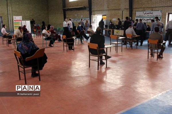 واکسیناسیون فرهنگیان شهرستان بویراحمد