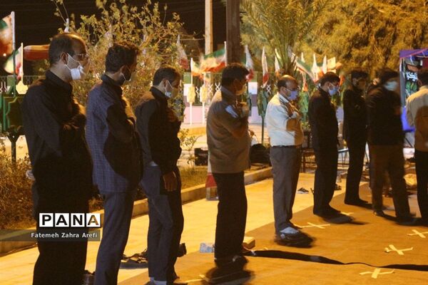 آغاز عزاداری دهه اول محرم در گلزار شهدای زابل