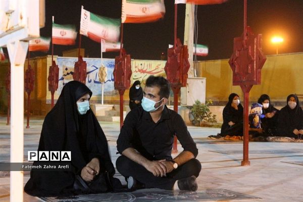 آغاز عزاداری دهه اول محرم در گلزار شهدای زابل