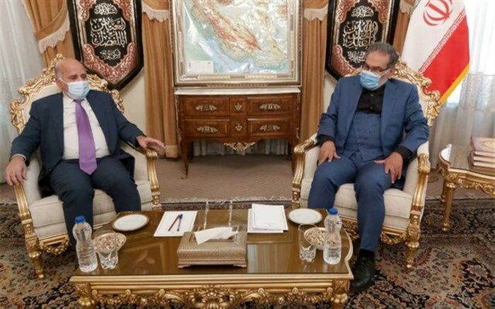 وزیر خارجه عراق با شمخانی دیدار کرد