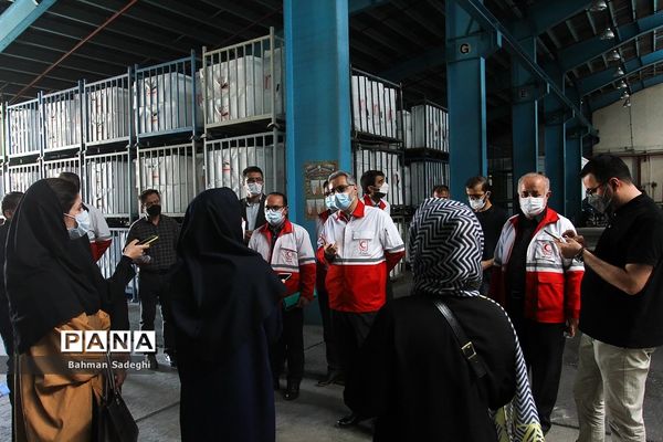 بازدید خبرنگاران از سازمان امداد و نجات جمعیت هلال احمر