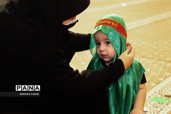 آیین شیرخوارگان حسینی در شهر جعفریه قم