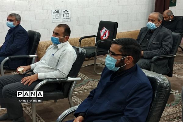 آیین بزرگداشت اولین سالگرد آسمانی شدن معاون سابق پرورشی اداره آموزش و پرورش کارون