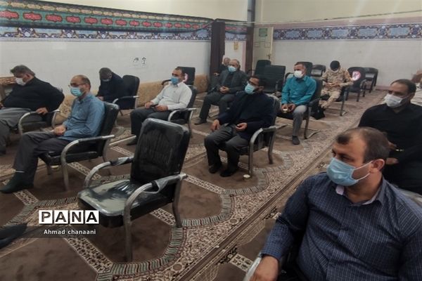 آیین بزرگداشت اولین سالگرد آسمانی شدن معاون سابق پرورشی اداره آموزش و پرورش کارون
