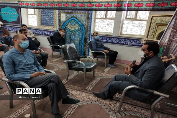 آیین بزرگداشت اولین سالگرد آسمانی شدن معاون سابق پرورشی اداره آموزش و پرورش کارون