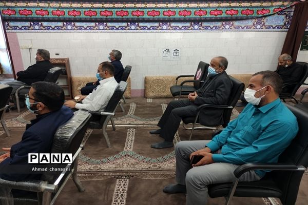 آیین بزرگداشت اولین سالگرد آسمانی شدن معاون سابق پرورشی اداره آموزش و پرورش کارون