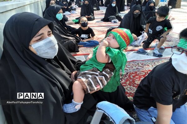 برگزاری مراسم شیر خوارگان حسینی در زیارتگاه شهید مدرس