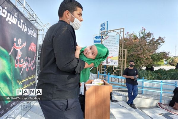 برگزاری مراسم شیر خوارگان حسینی در زیارتگاه شهید مدرس