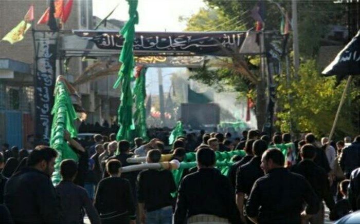 « علم بندی«  سنتی دیرین در روستای کاهکش 