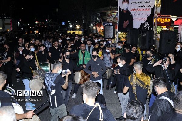 برگزاری مراسم عزاداری دهه اول محرم در محله افسریه تهران