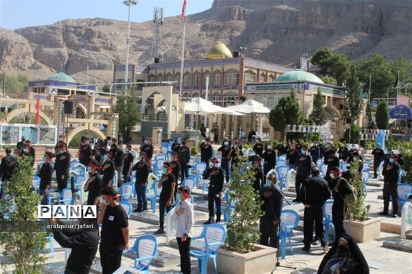 برگزاری سوگواره  احلی من العسل در جوار مرقد حاج قاسم سلیمانی