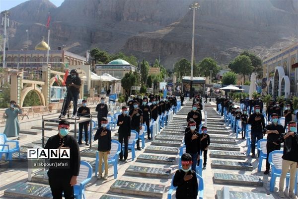 برگزاری سوگواره  احلی من العسل در جوار مرقد حاج قاسم سلیمانی