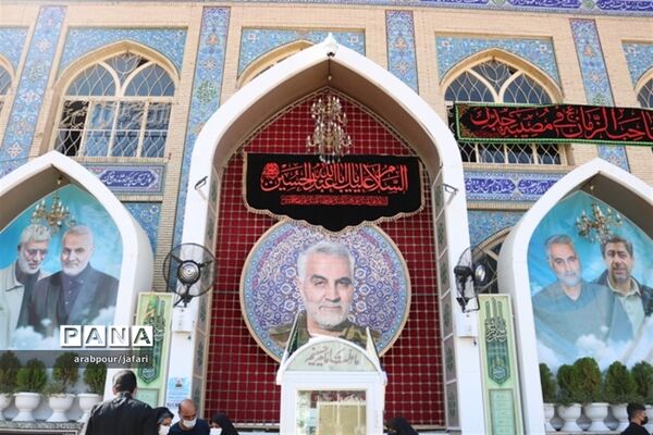 برگزاری سوگواره  احلی من العسل در جوار مرقد حاج قاسم سلیمانی
