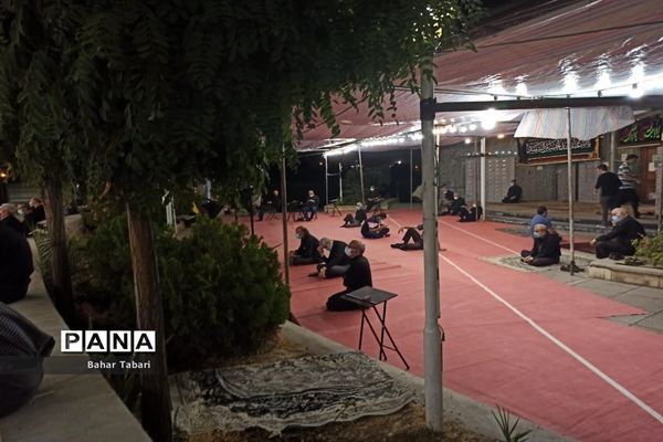 مراسم سوگواری امام حسین (ع) در منطقه ۵ شهر تهران