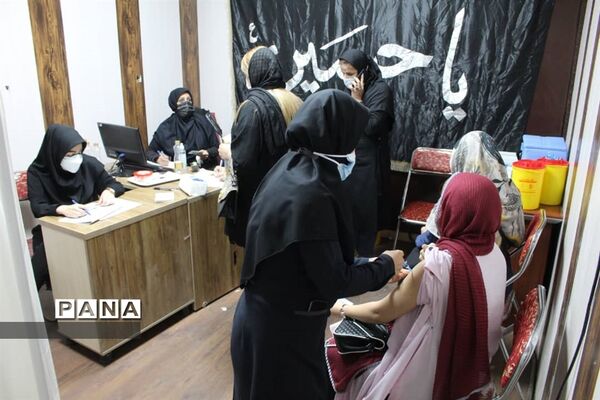 تبدیل هیات مذهبی به پایگاه واکسیناسیون برای اولین بار در کشور