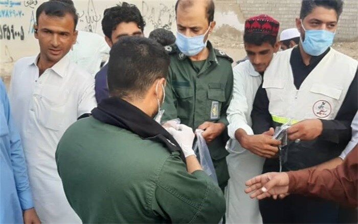 ۴۸۰۰ ماسک رایگان در چابهار توزیع شد
