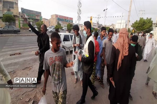 توزیع ماسک رایگان در چابهار