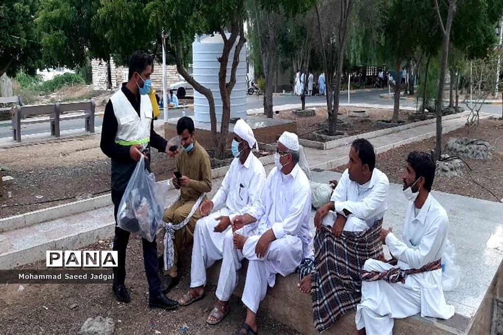 توزیع ماسک رایگان در چابهار