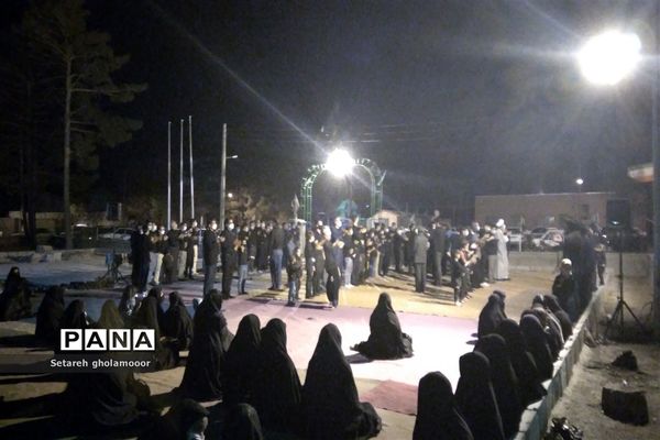 مراسم عزاداری ماه محرم درمسجد محمدرسول الله شهرستان درمیان