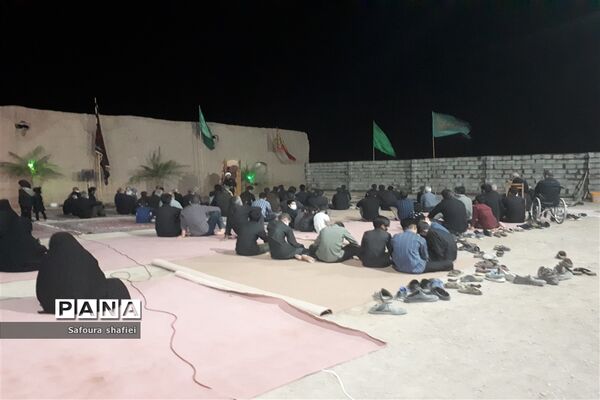 مراسم عزاداری شب ۸ماه محرم  روستای خوانشرف نهبندان