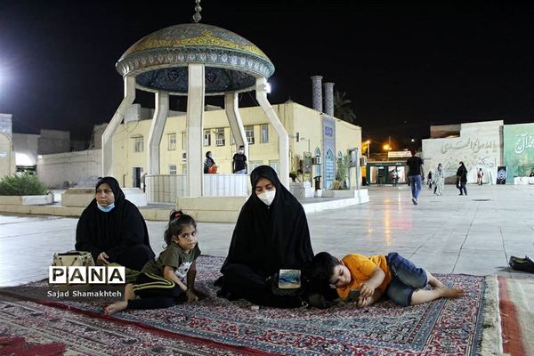 مراسم سوگواری امام حسین (ع) در مناطق مختلف شهر اهواز