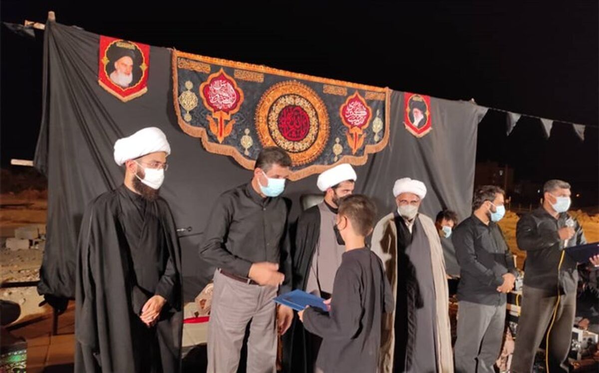آیین تجلیل از دانش آموزان مداح اهل بیت(ع) شهرستان میناب برگزار شد