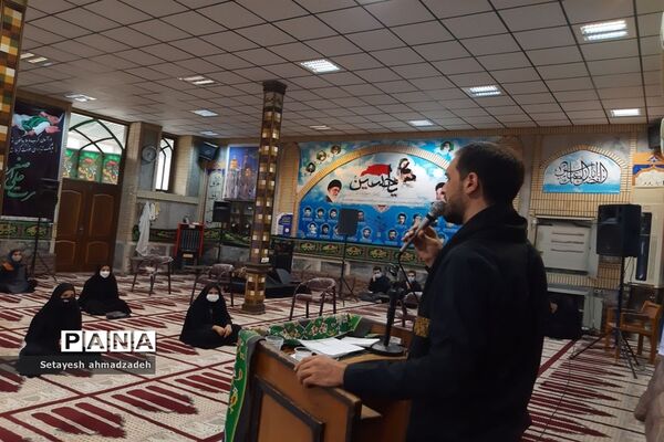 برگزاری مراسم عزاداری« دختران زینبی» در شهرستان گلوگاه