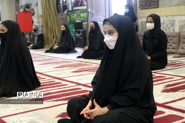 برگزاری مراسم عزاداری« دختران زینبی» در شهرستان گلوگاه