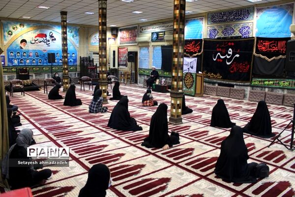 برگزاری مراسم عزاداری« دختران زینبی» در شهرستان گلوگاه