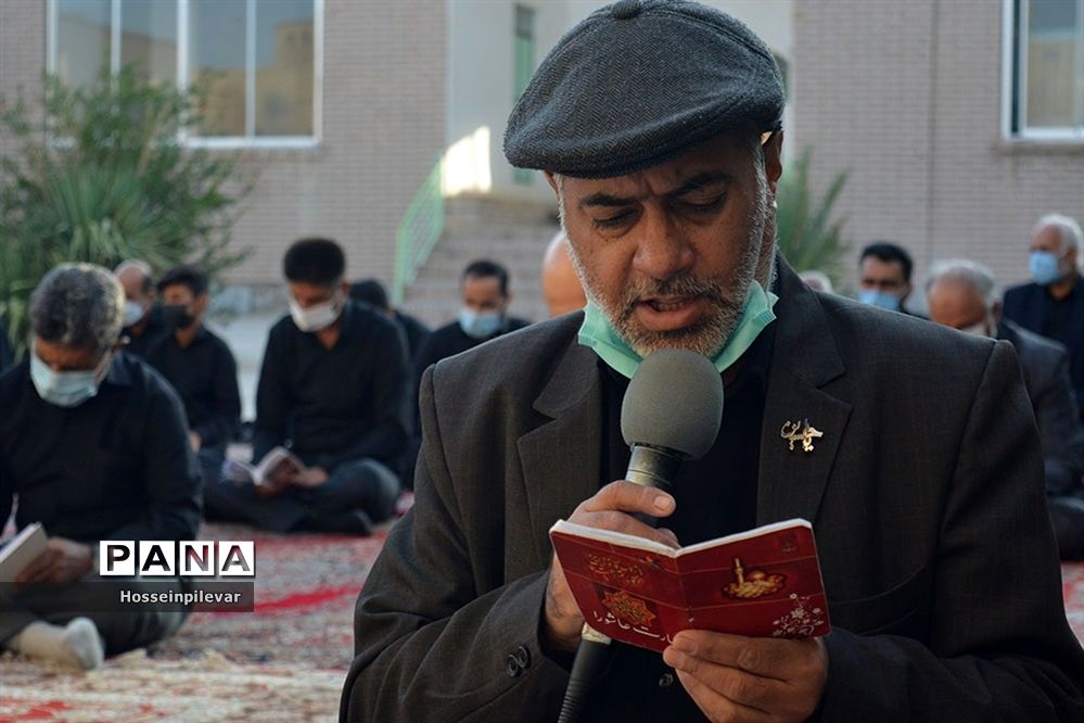 زمزمه زیارت عاشورا در شهرستان خوسف