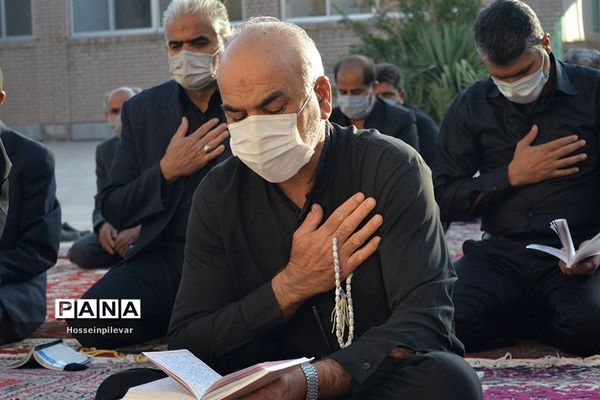 زمزمه زیارت عاشورا در شهرستان خوسف