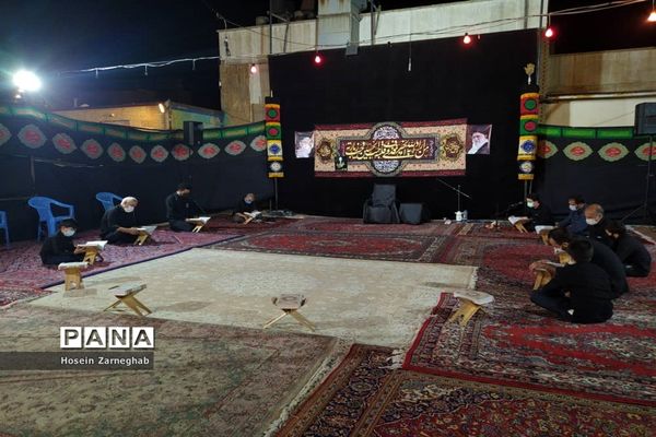 برگزاری مراسم عزاداری تاسوعای حسینی در سازمان دانش آموزی استان همدان