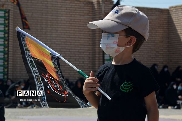 ظهر تاسوعا در هیات صاحب الزمانی شهرستان خوسف