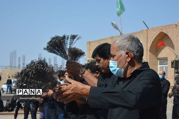 ظهر تاسوعا در هیات صاحب الزمانی شهرستان خوسف