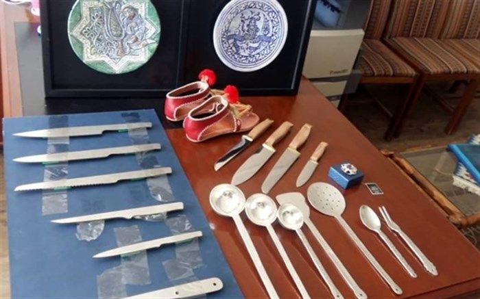 نمونه‌سازی از آثار شاخص صنایع‌دستی استان زنجان