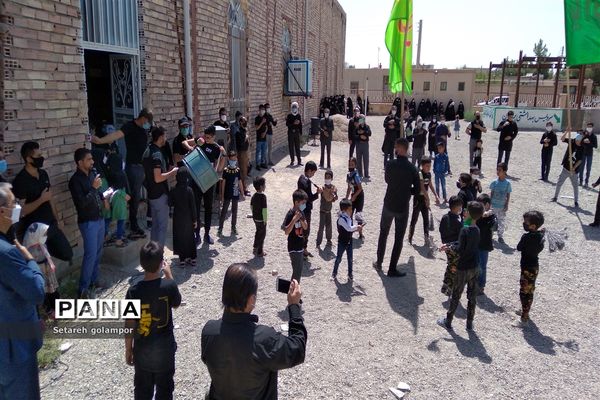 مراسم تاسوعای حسینی مسجد محمدرسول الله شهرستان درمیان