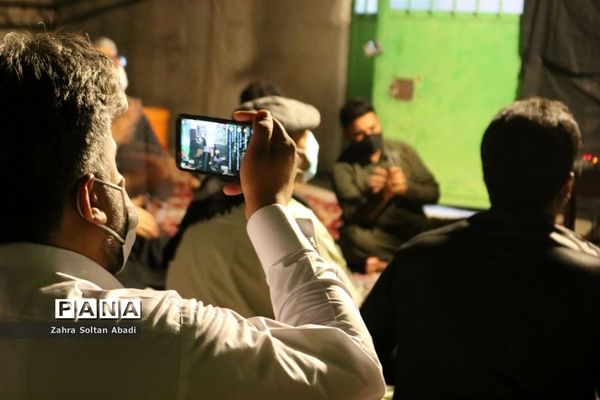 شور حسینی مردم ایرانشهر در شب عاشورای حسینی