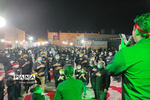 حال و هوای حسینه‌های شهرستان کاشمر در شب عاشواری حسینی