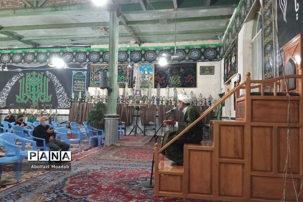 حال و هوای حسینه‌های شهرستان کاشمر در شب عاشواری حسینی