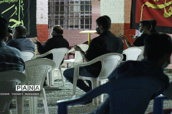 مراسم شب عاشورا در شهر میانکوه شهرستان امیدیه