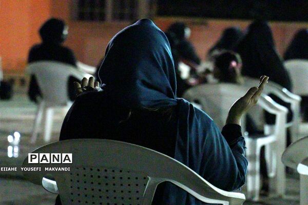 مراسم شب عاشورا در شهر میانکوه شهرستان امیدیه