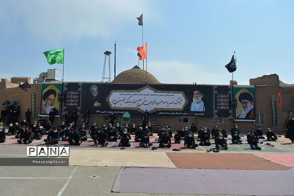 صبح عاشورا در هیات صاحب الزمانی شهرستان خوسف