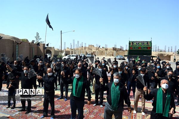 صبح عاشورا در هیات صاحب الزمانی شهرستان خوسف