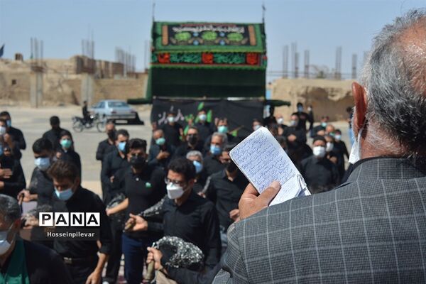 صبح عاشورا در هیات صاحب الزمانی شهرستان خوسف