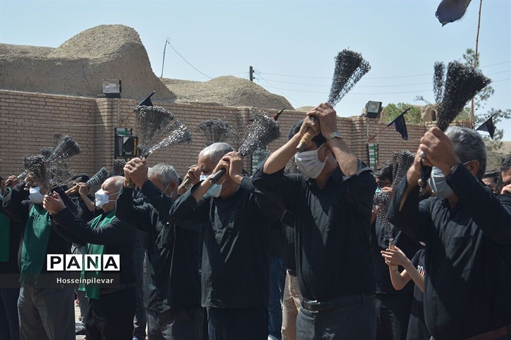 صبح عاشورا در هیات صاحب الزمانی شهرستان خوسف