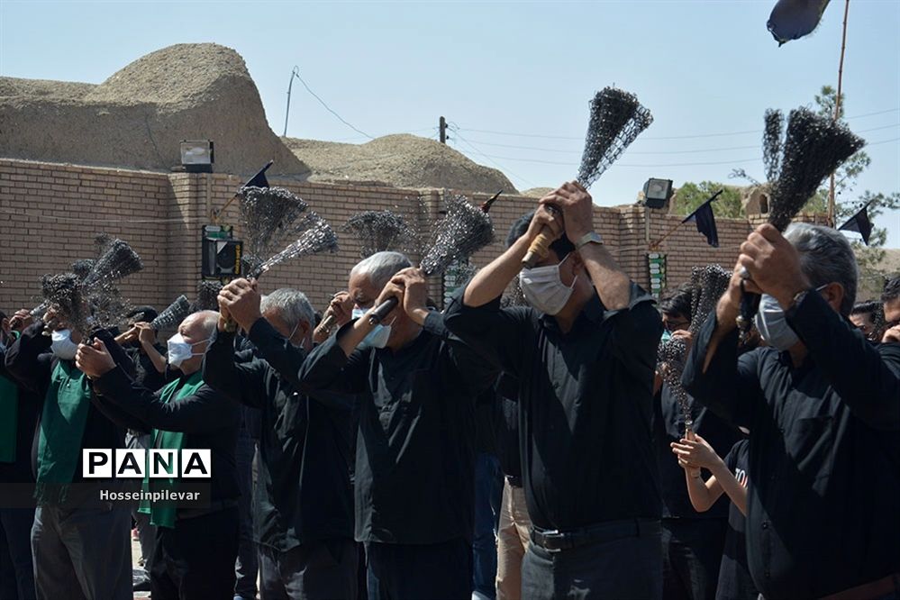 صبح عاشورا در هیات صاحب الزمانی شهرستان خوسف