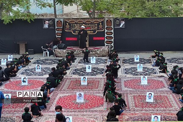 شب عاشورا در هیات نوجوانان کانون لقمان کاشمر